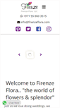 Mobile Screenshot of firenzeflora.com